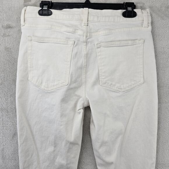Frank & Eileen Cork Straight Leg Button-Fly Women Jeans White Sz 30 Fits 31x26 - Picture 11 of 16